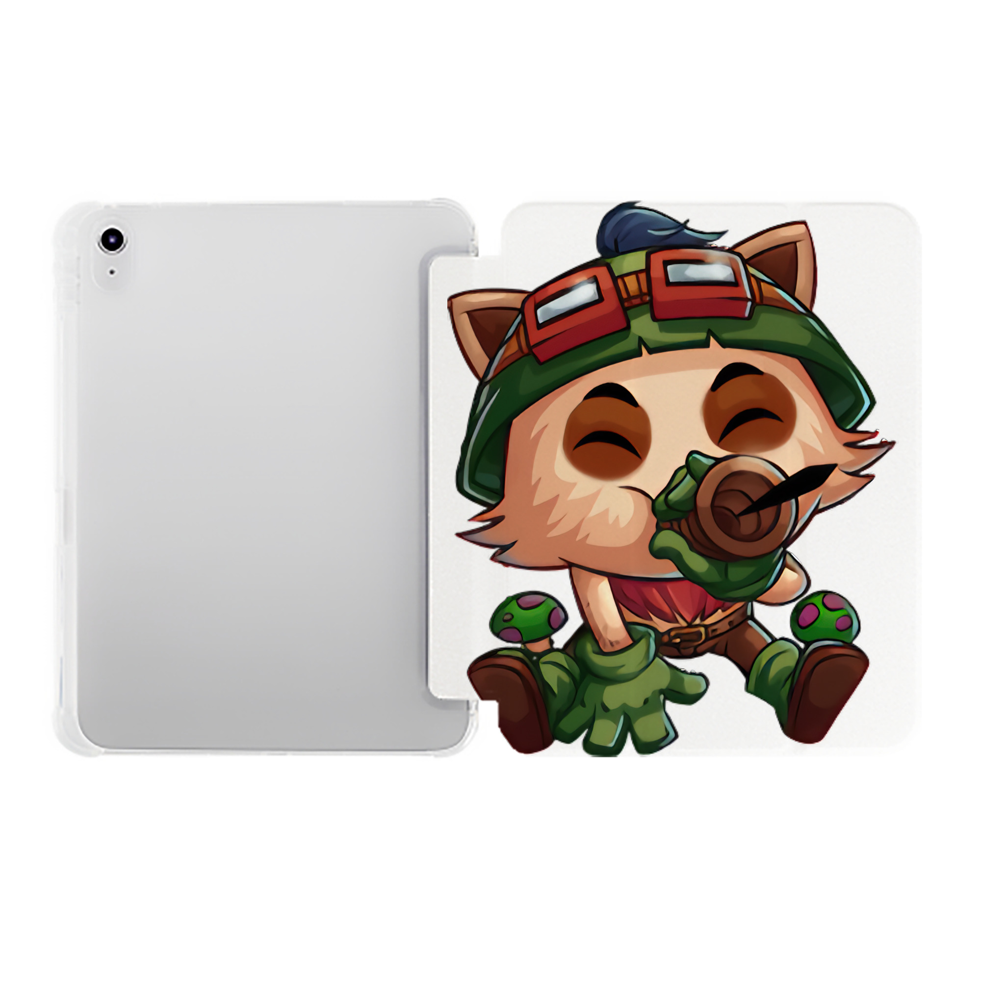 （画像用） リーグ・オブ・レジェンド League of Legends LOL IPad ケース ペン収納付き 三つ折りスタンド PUレザー×シリコン 対応機種9.5/10.5/10.9インチ